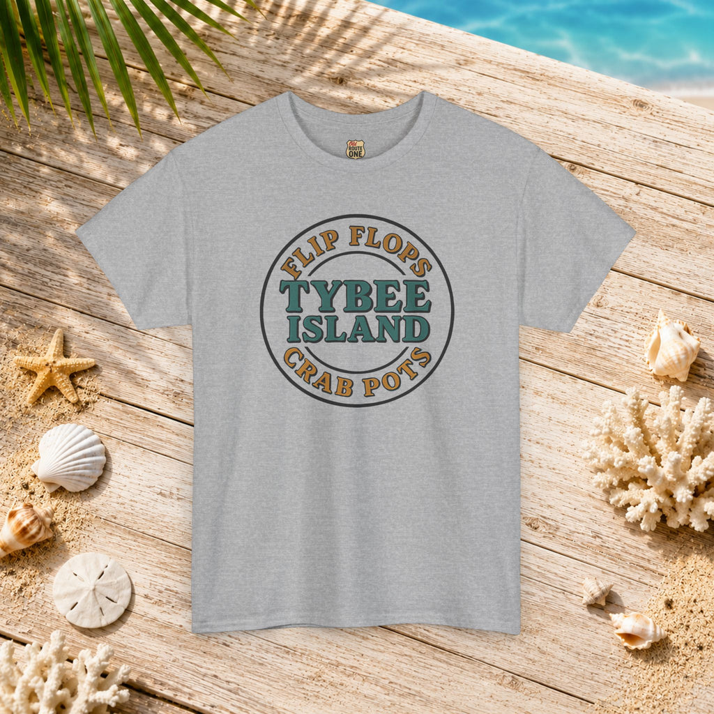 Tybee Island Flip Flops and Crab Pots , Everyday Tees