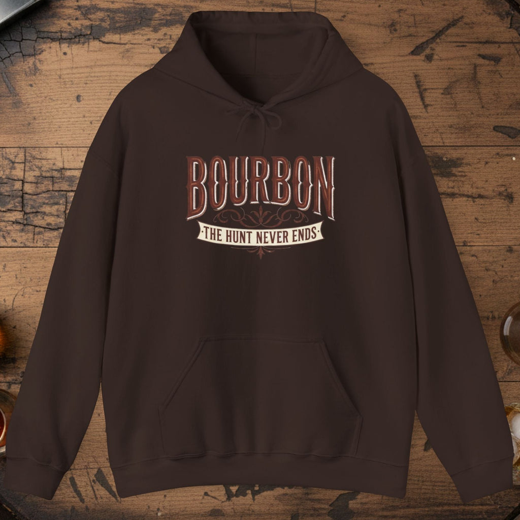 Bourbon The Hunt Never Ends Hoodie