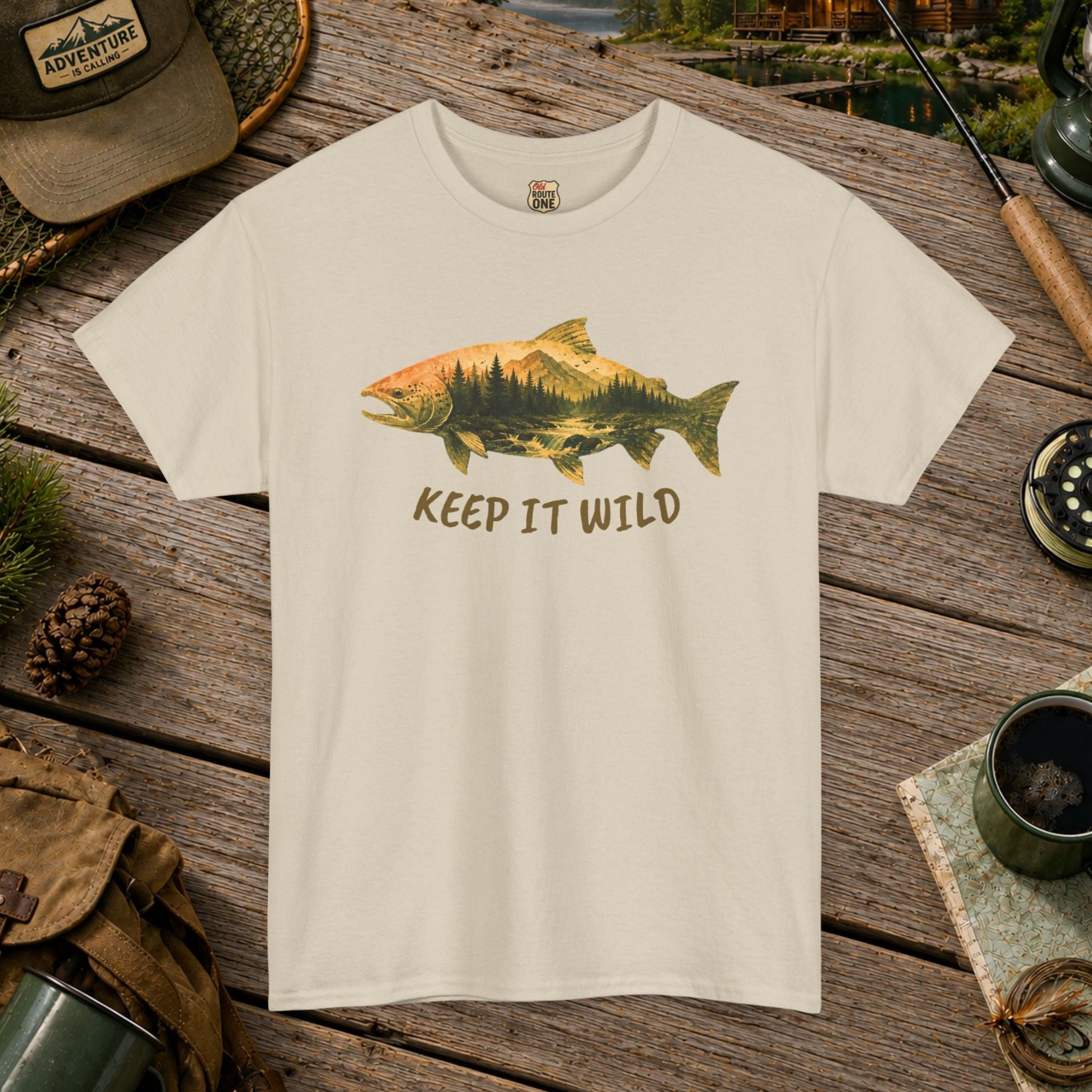 Keep It Wild Salmon T-shirt