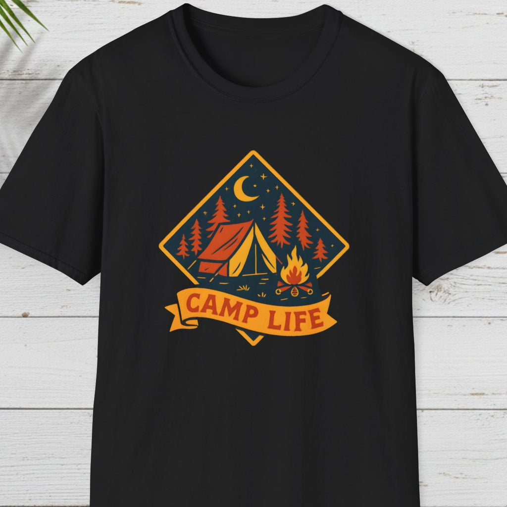 Camping Night Campfire T-Shirt