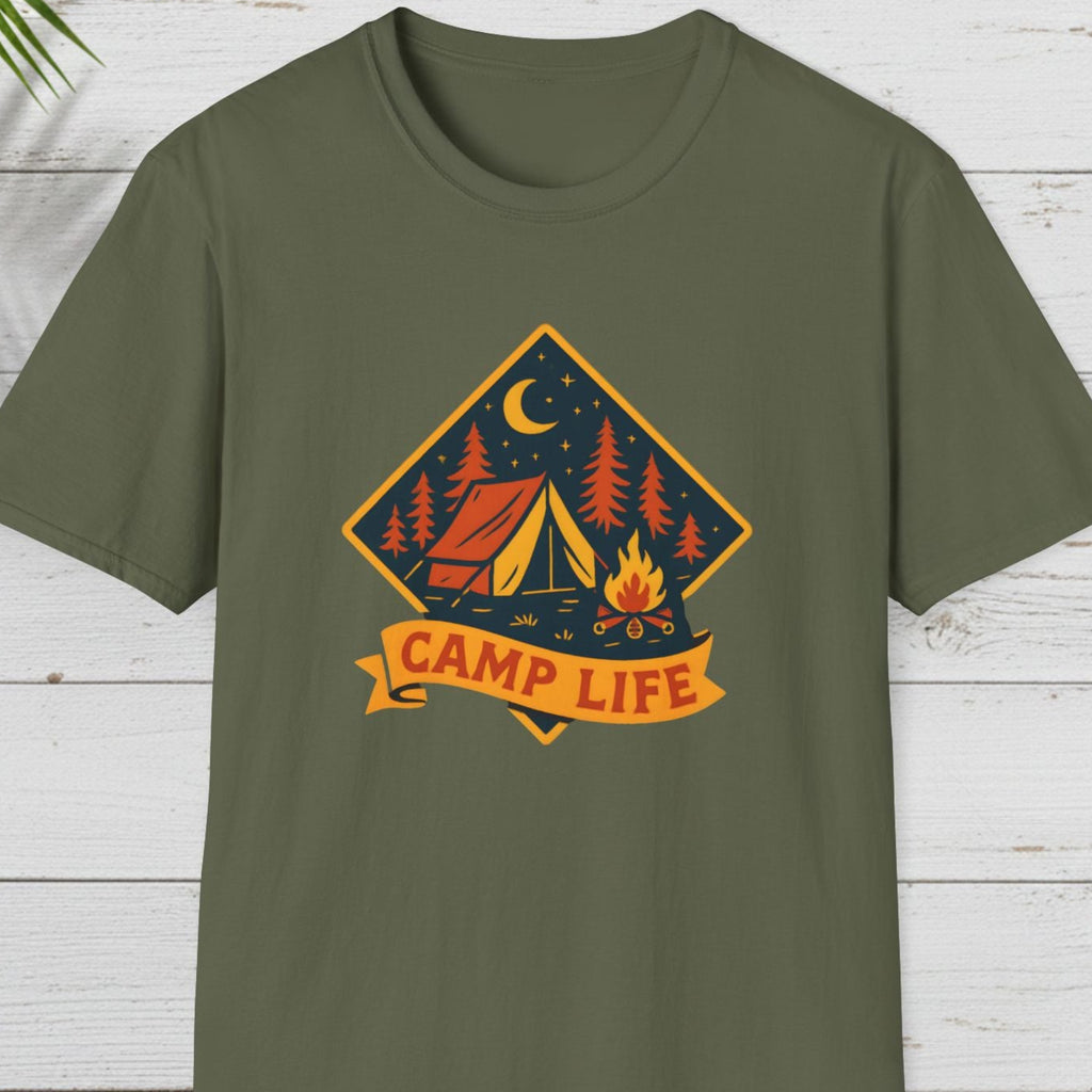 Camping Night Campfire T-Shirt
