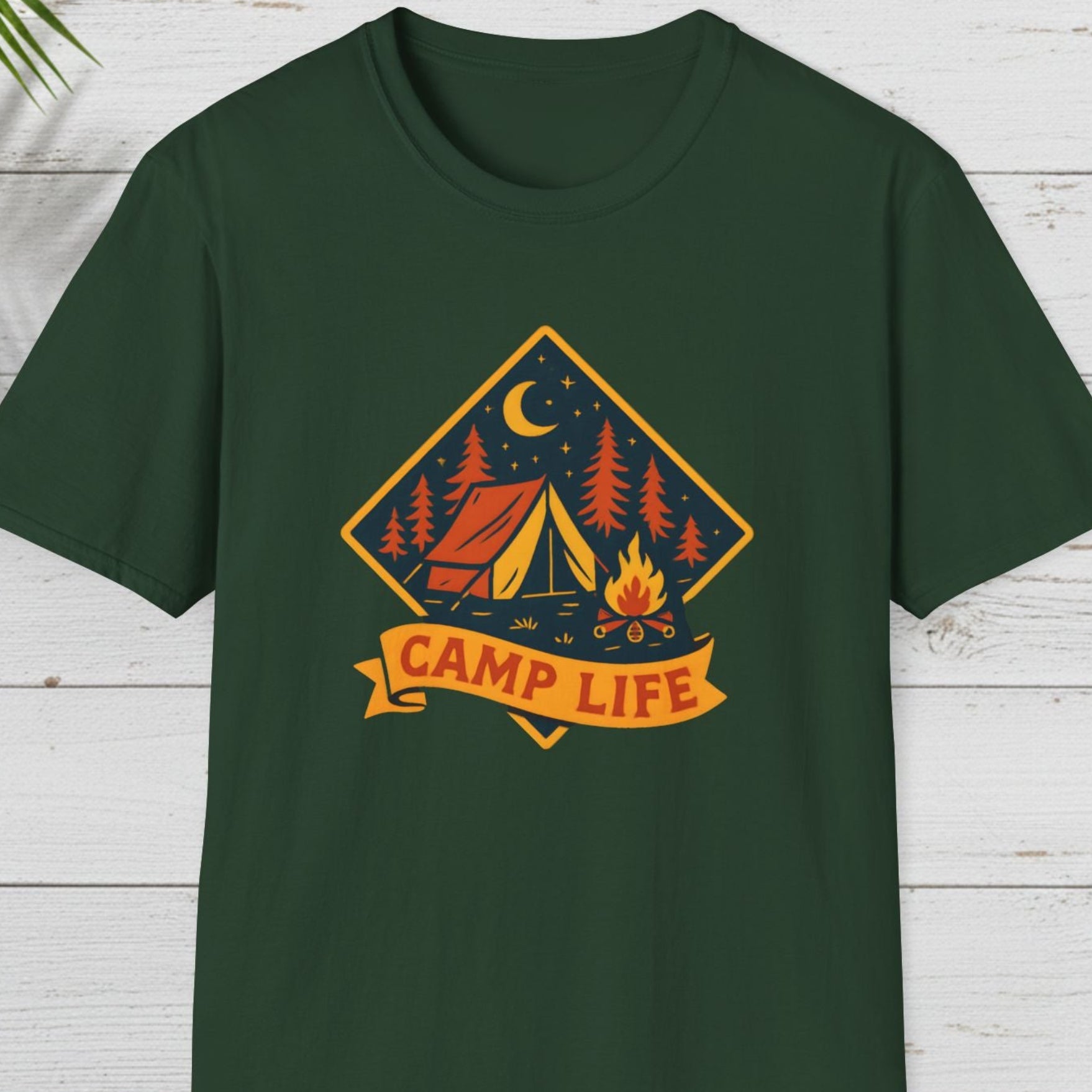 Camping Night Campfire T-Shirt