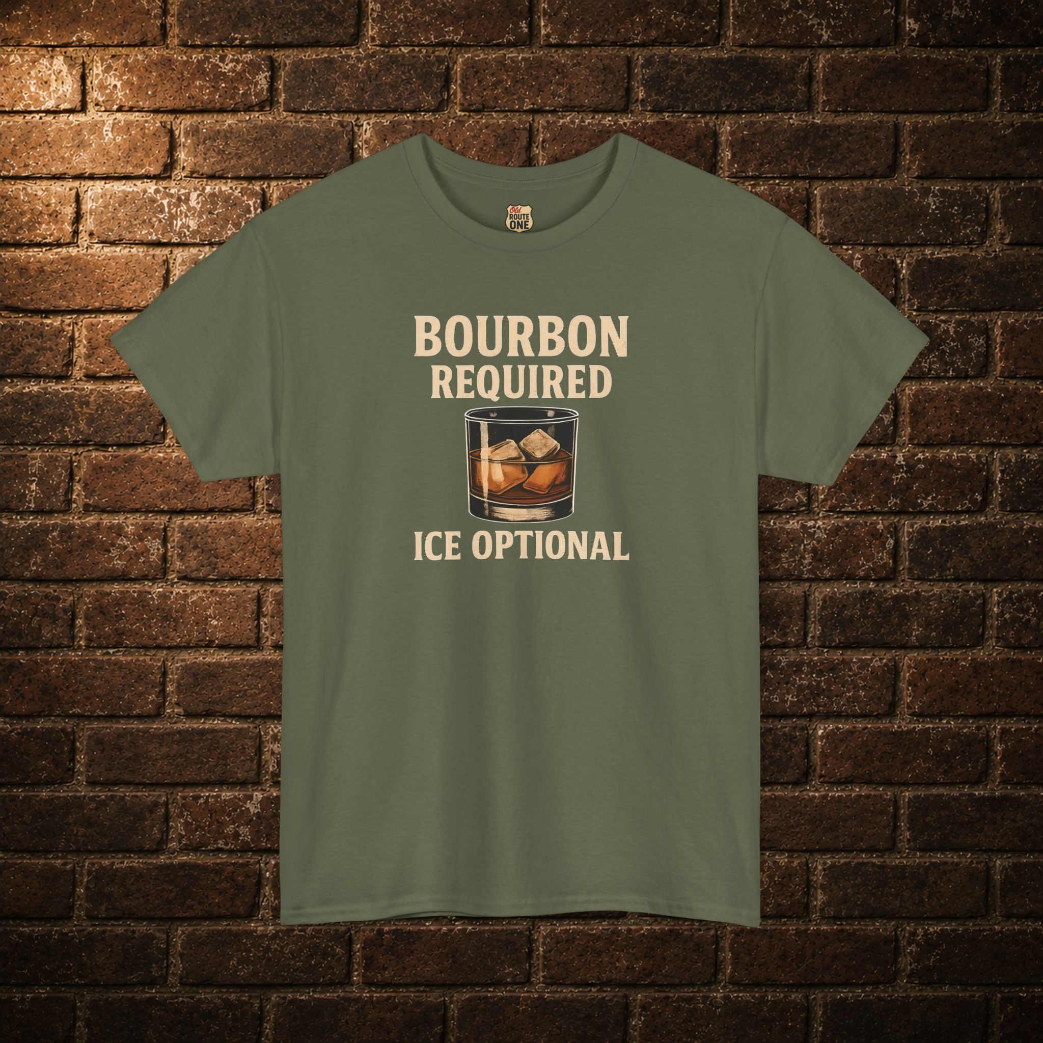 Bourbon Required Ice Optional T-shirt