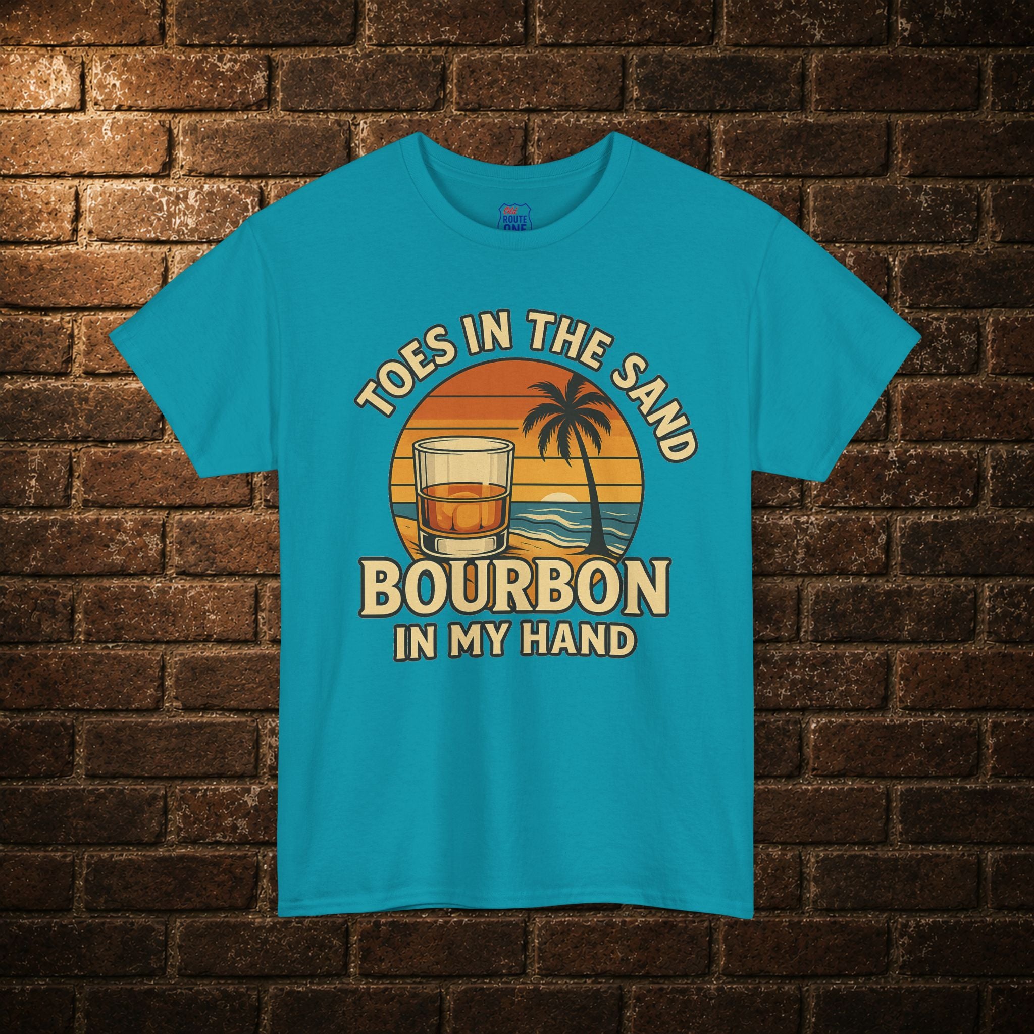 Toes in the Sand Bourbon in my Hand T-shirt