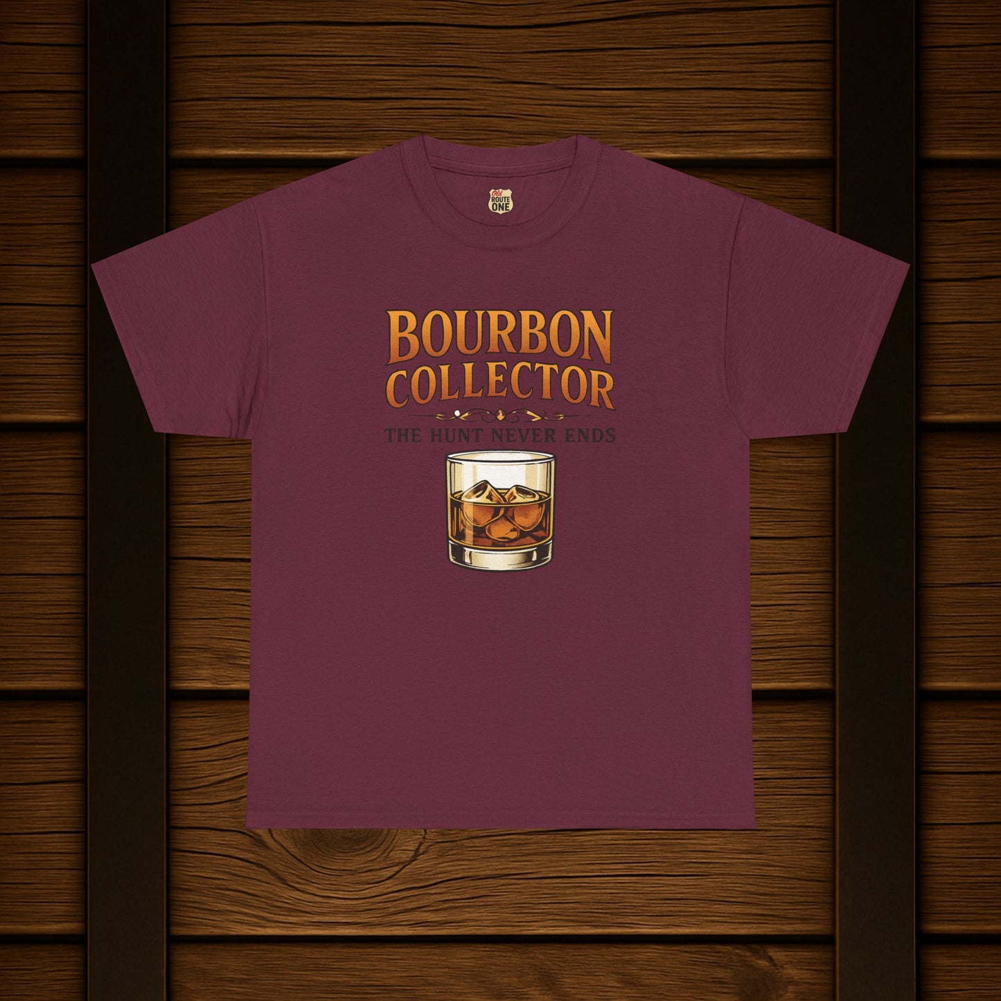 Bourbon Collector The Hunt graphic t-shirt