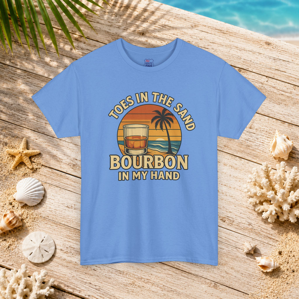 Toes in the Sand Bourbon in my Hand Tee