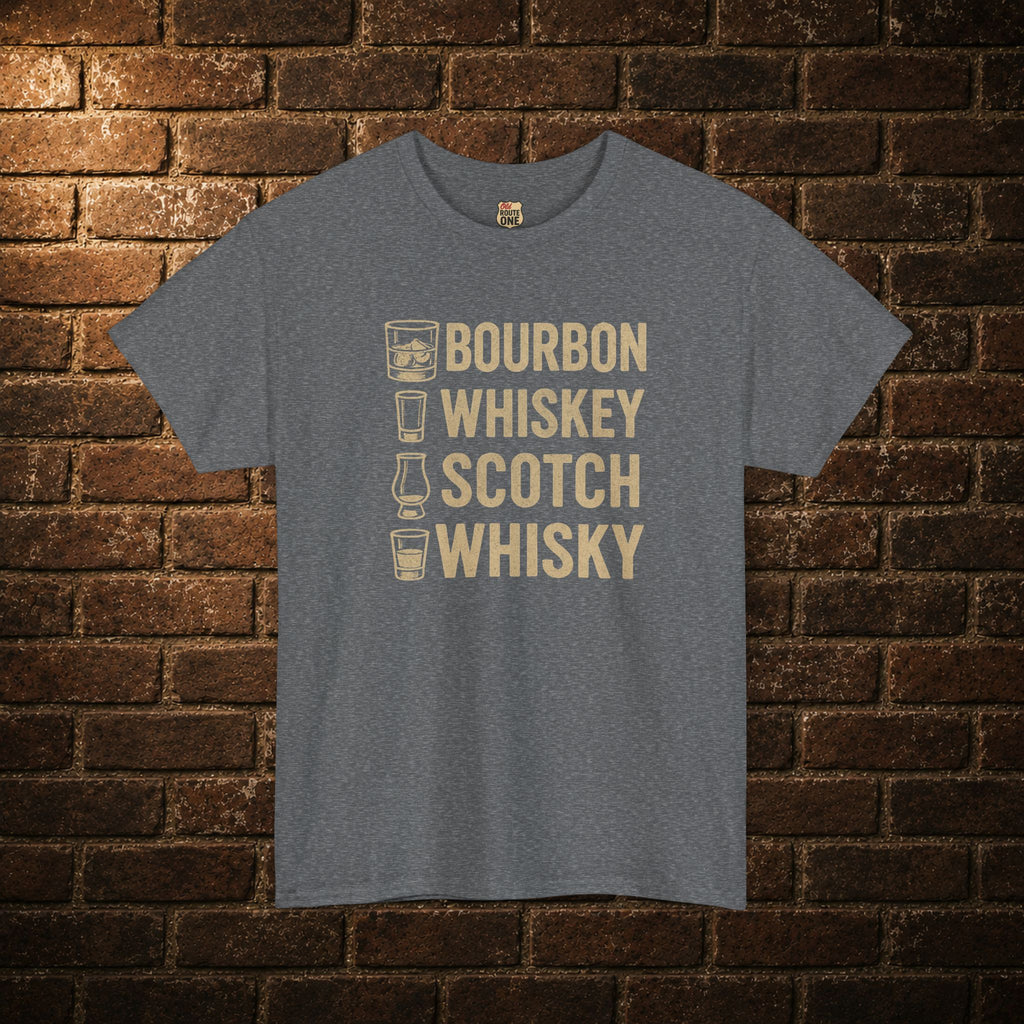 Bourbon Whiskey Scotch Whisky T-shirt