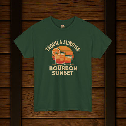 Tequila Sunrise Bourbon Sunset T-shirt