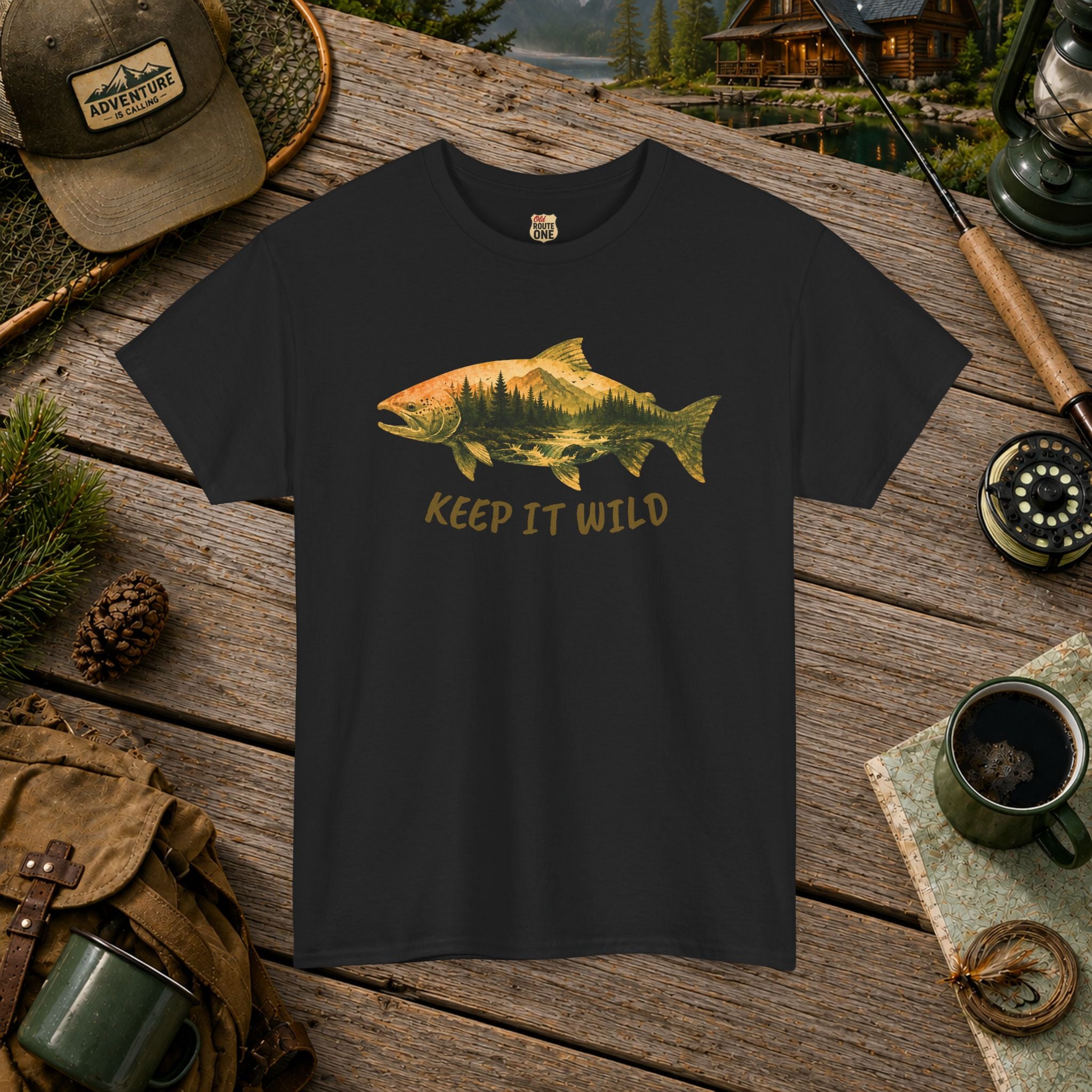 Keep It Wild Salmon T-shirt