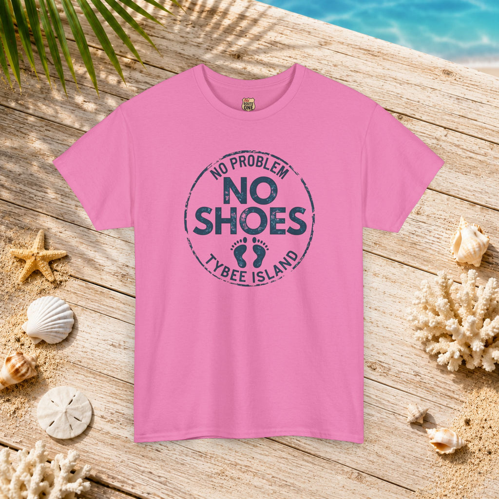 Tybee Island No Shoes No Problem, Everyday Tees