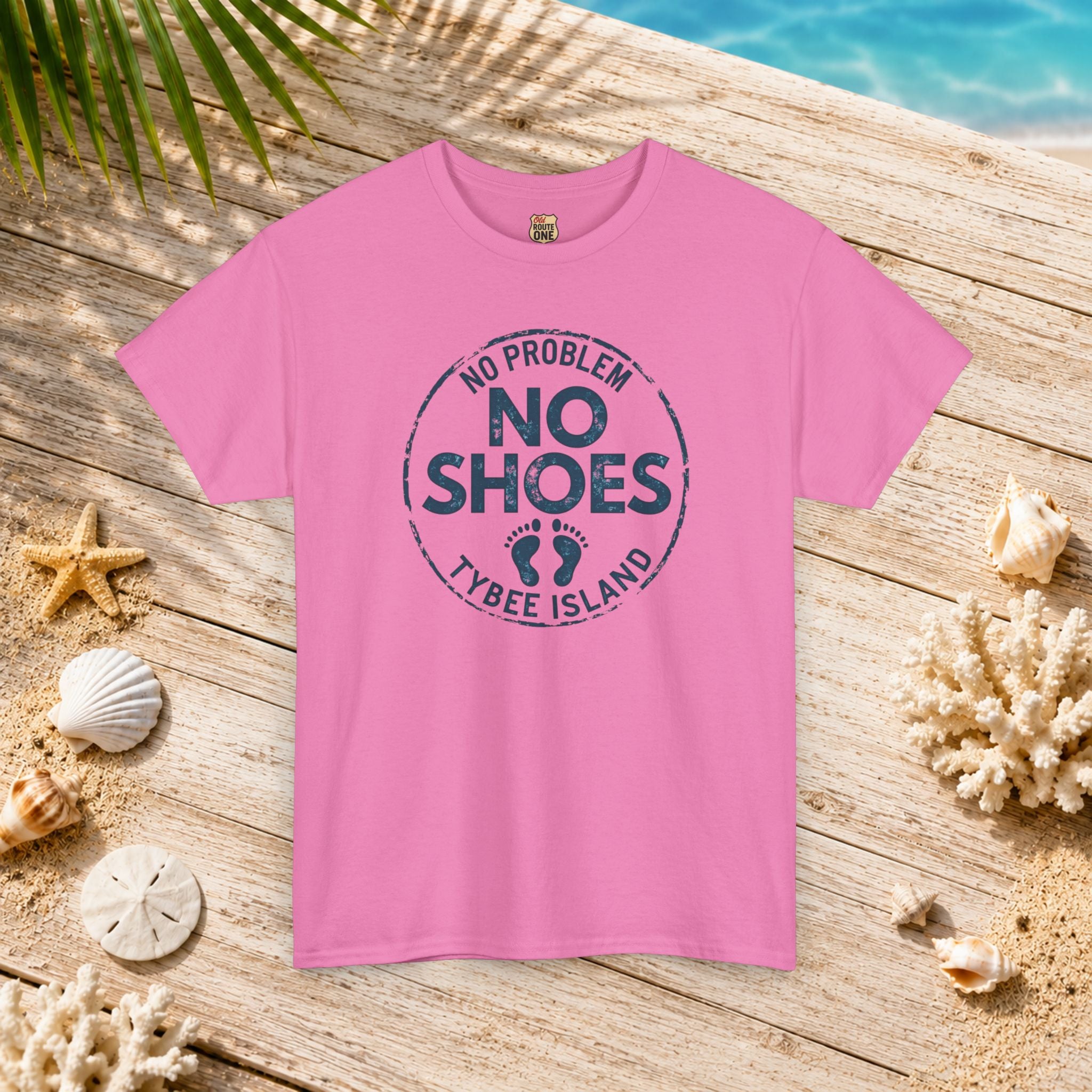Tybee Island No Shoes No Problem, Everyday Tees