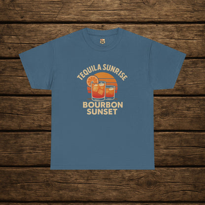 Tequila Sunrise Bourbon Sunset T-shirt