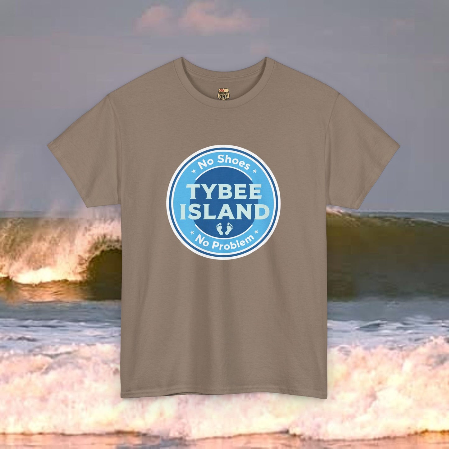Tybee Island No Shoes No Problem , Everyday Tees, Gift for Him/Her, Comfortable Fashion, Eco-Friendly