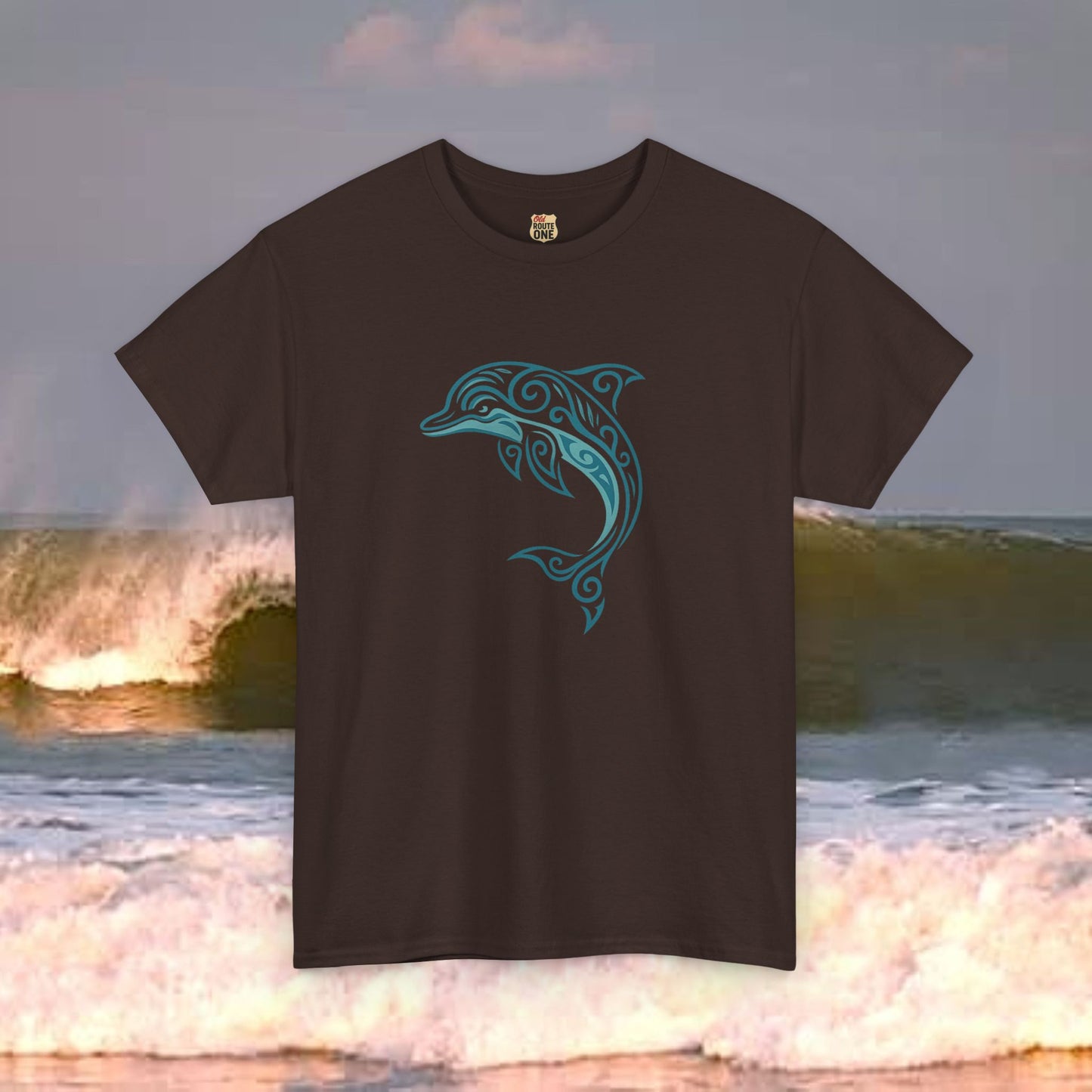 Dolphin Tee Ocean Art Design