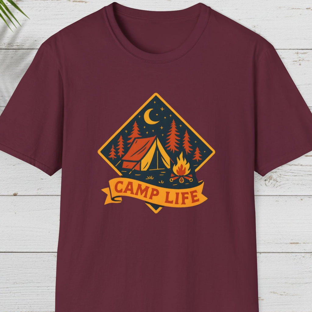 Camping Night Campfire T-Shirt