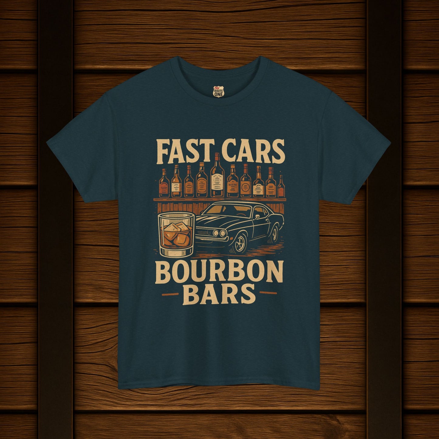 Fast Cars Bourbon Bars T-Shirt