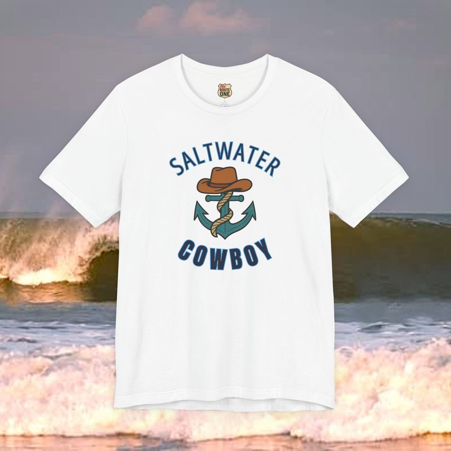 Saltwater Cowboy T-shirt - Coastal Freedom Collection