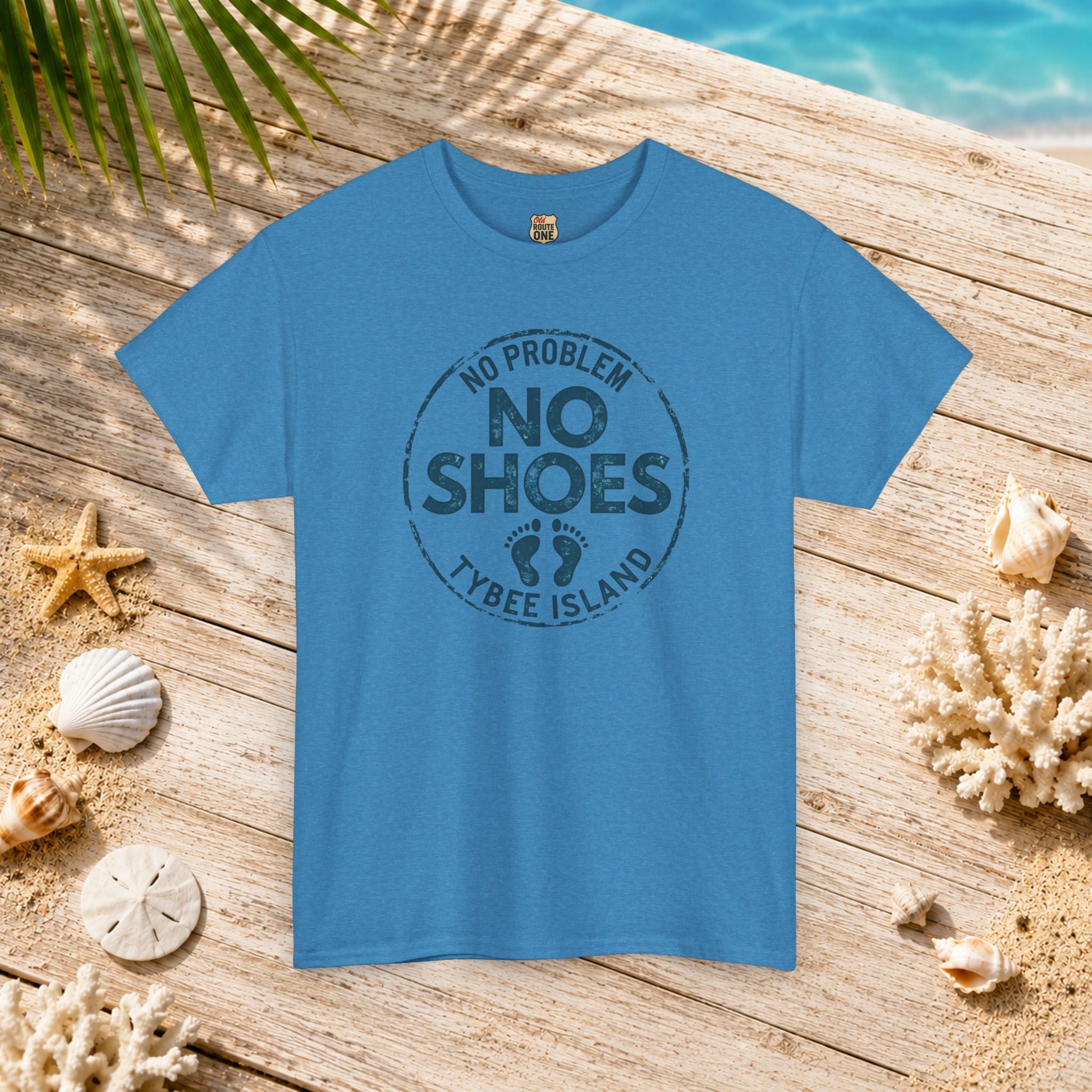 Tybee Island No Shoes No Problem, Everyday Tees