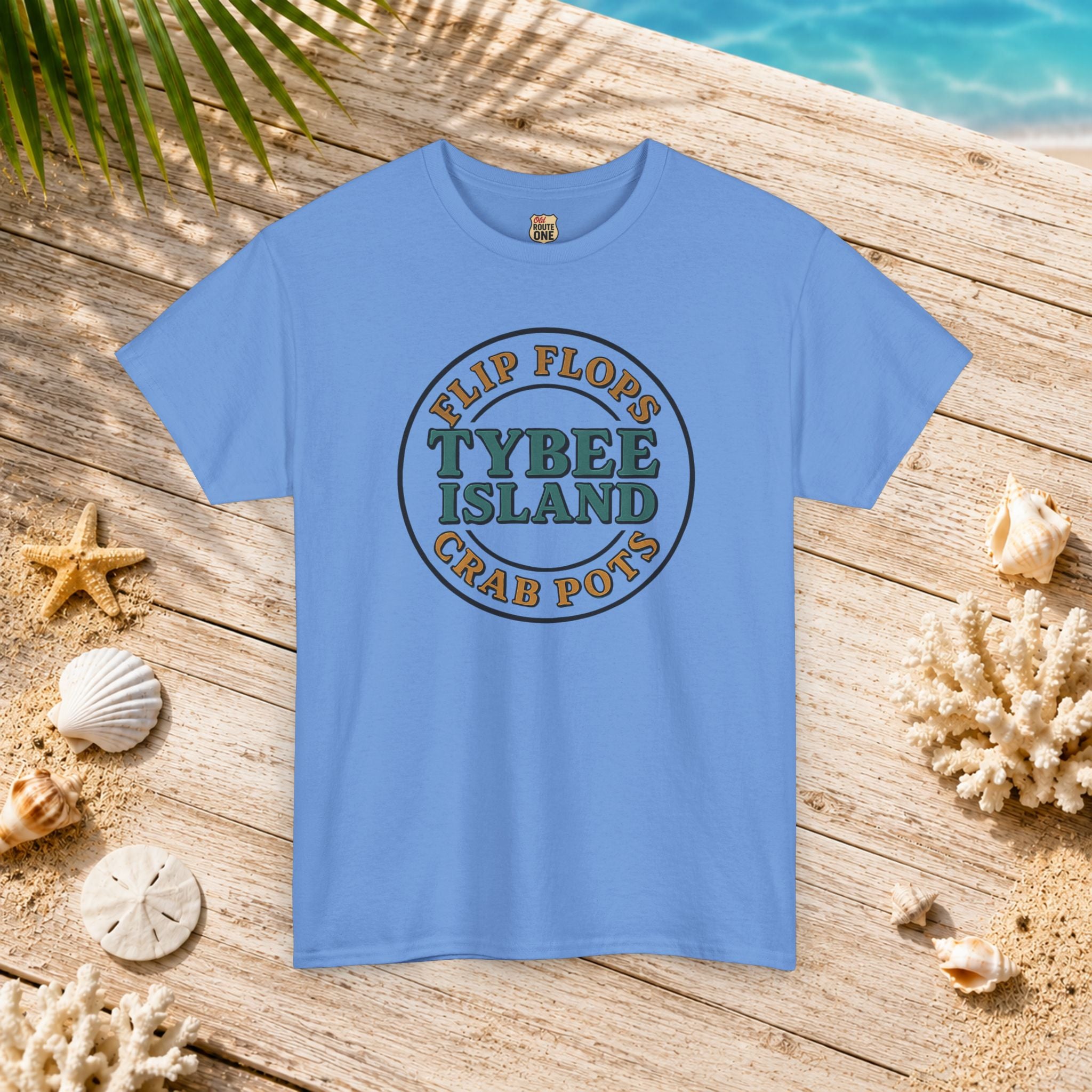 Tybee Island Flip Flops and Crab Pots , Everyday Tees