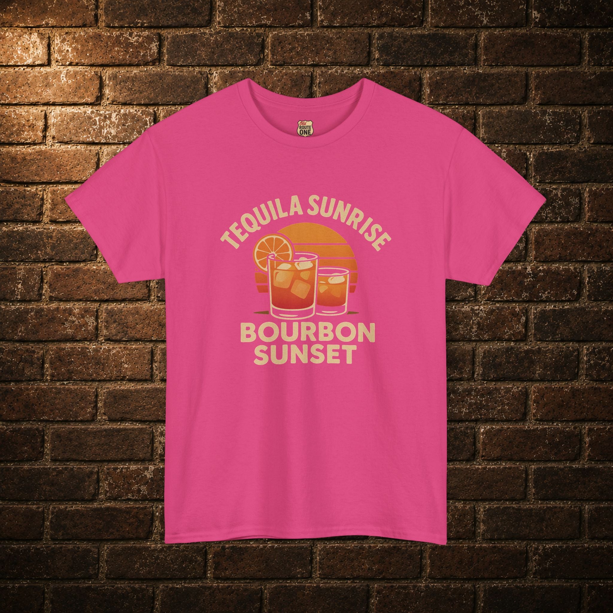 Tequila Sunrise Bourbon Sunset T-shirt