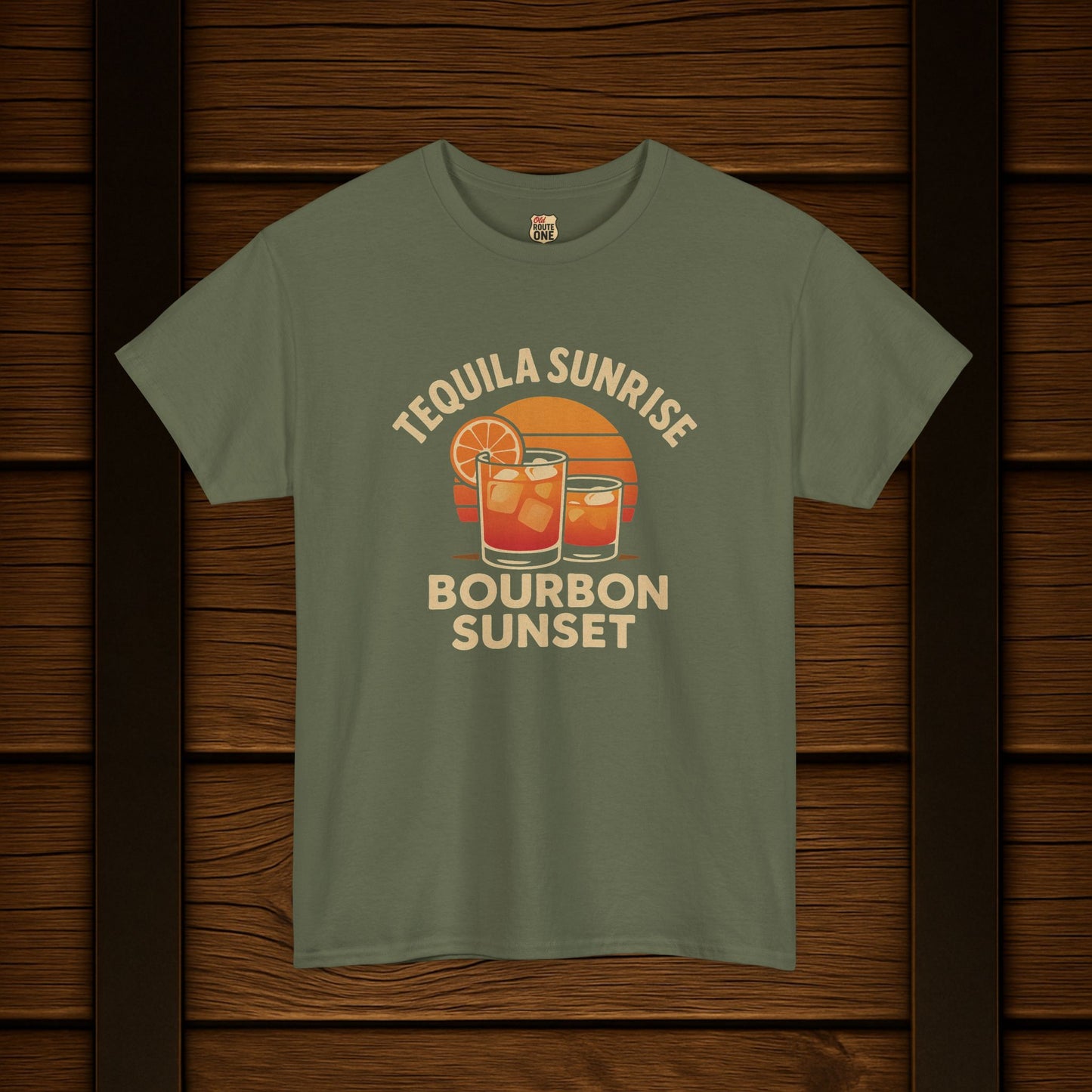 Tequila Sunrise Bourbon Sunset T-shirt