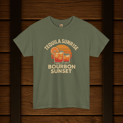 Tequila Sunrise Bourbon Sunset T-shirt