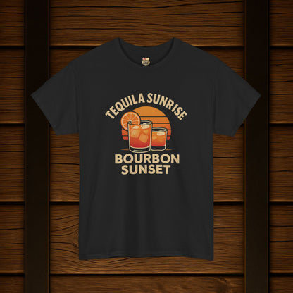 Tequila Sunrise Bourbon Sunset T-shirt