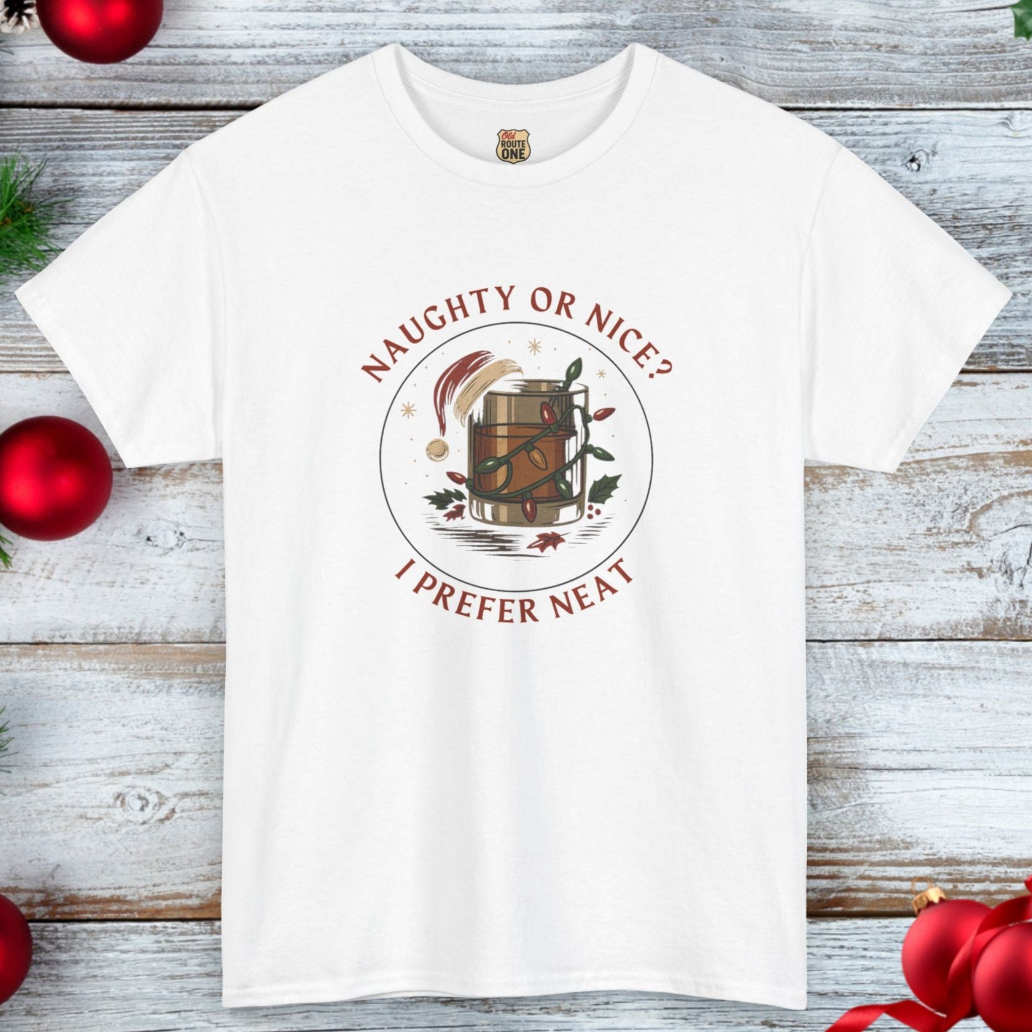 Naughty or Nice? I Prefer NEAT! t-shirt