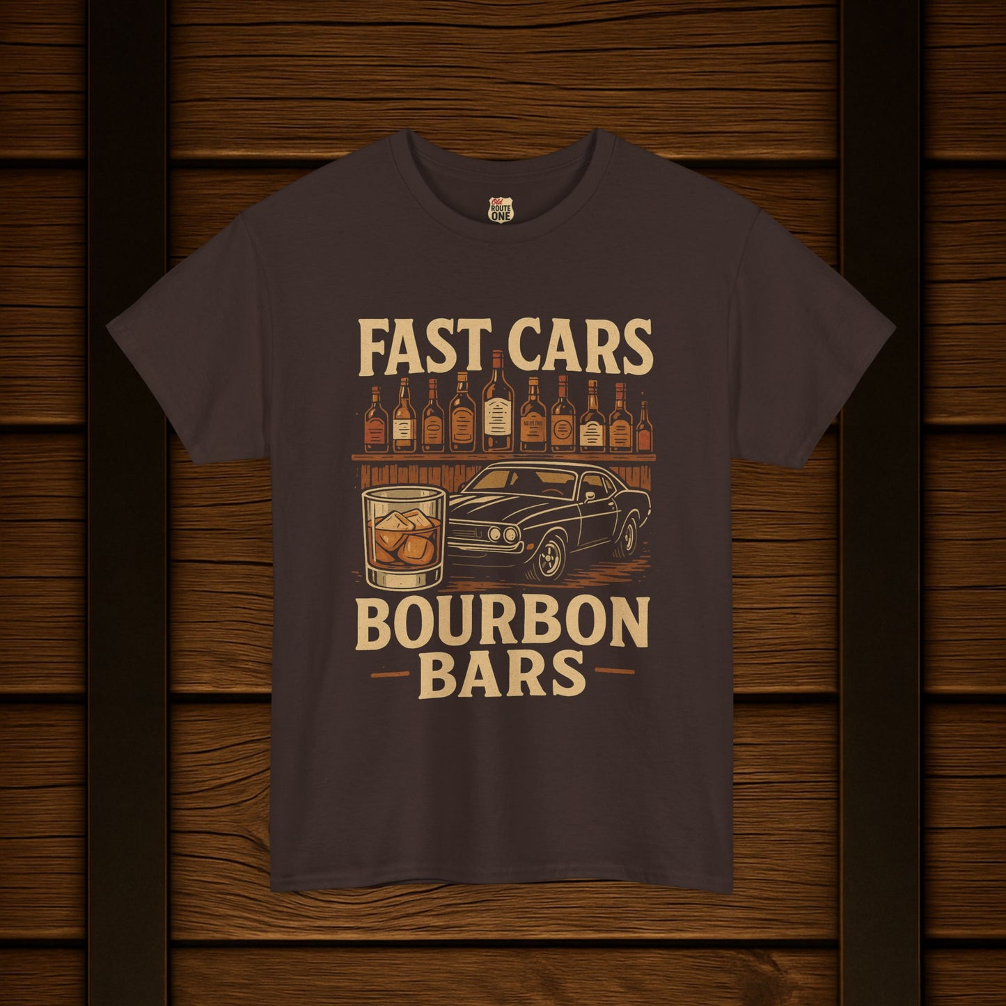 Fast Cars Bourbon Bars T-Shirt