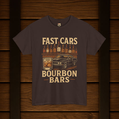 Fast Cars Bourbon Bars T-Shirt