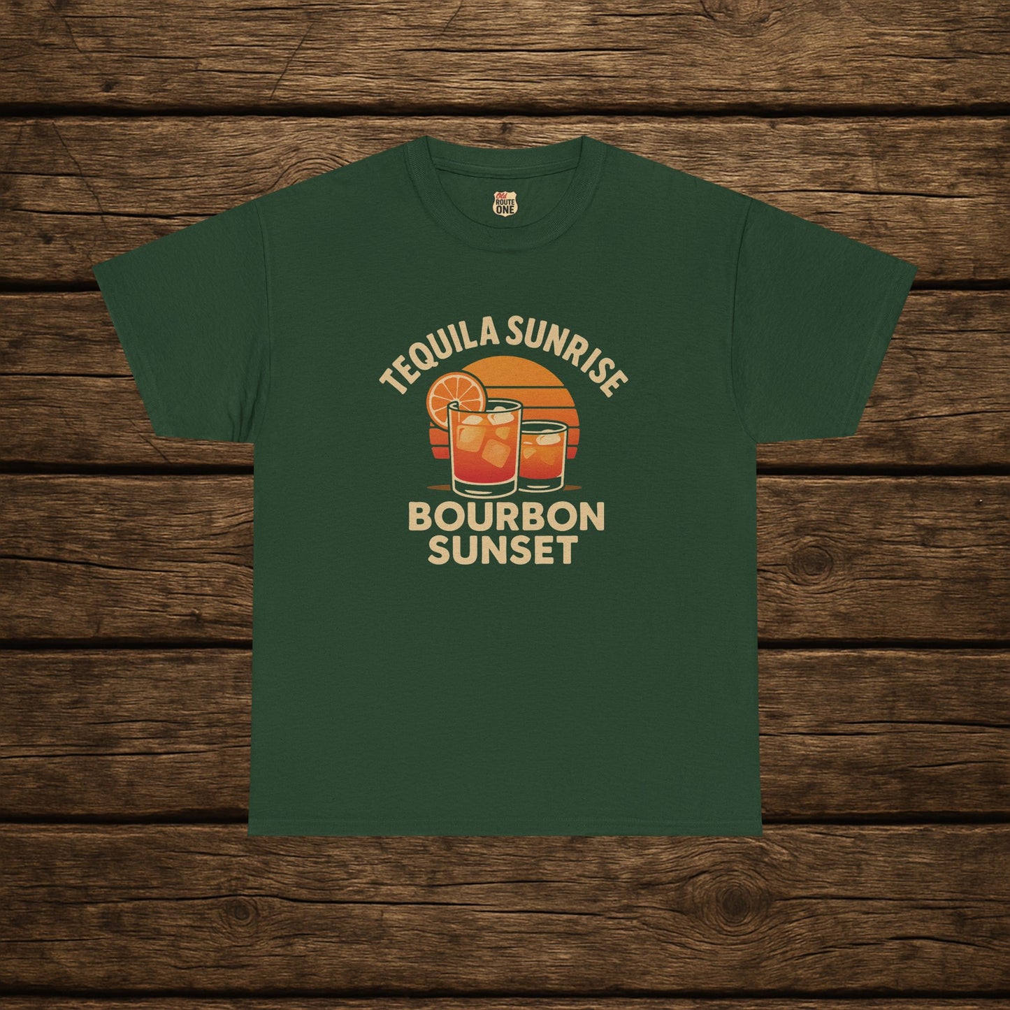 Tequila Sunrise Bourbon Sunset T-shirt
