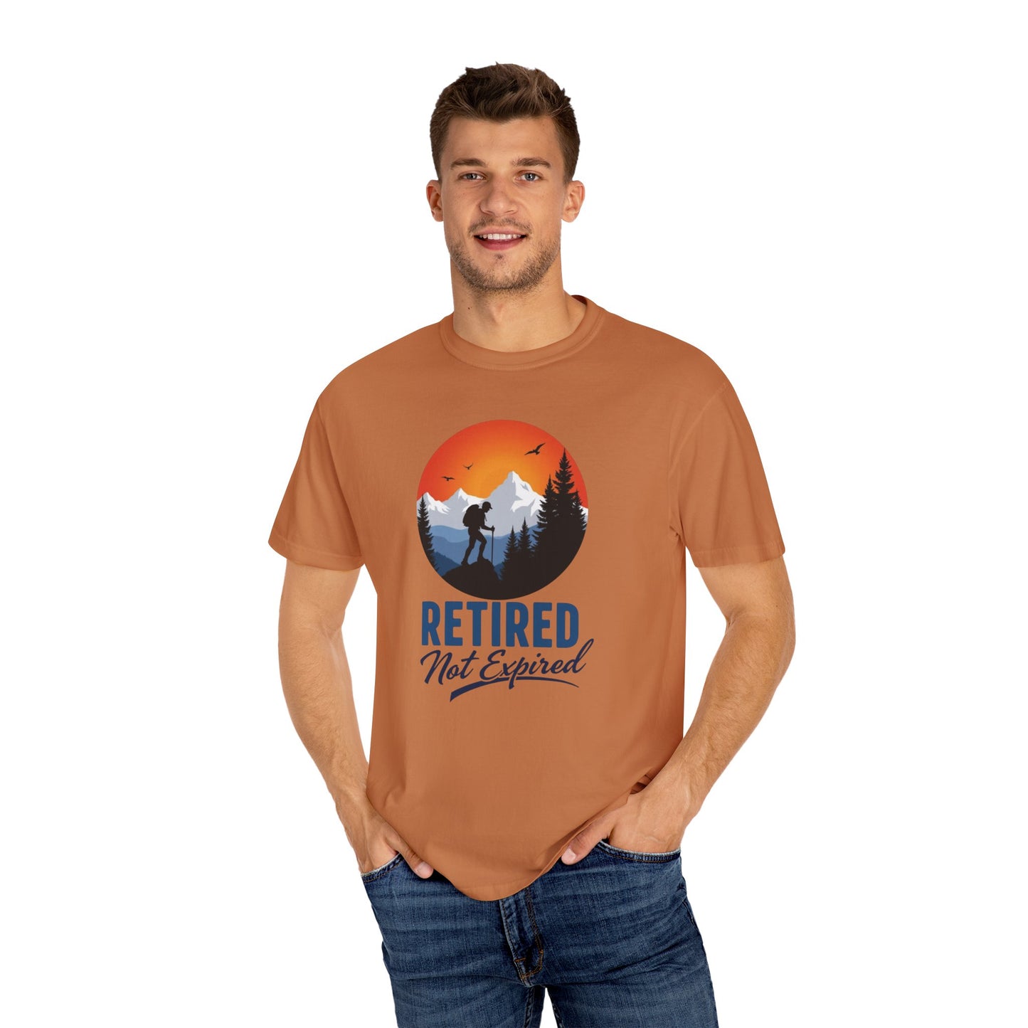 Retired Not Expired, Retirement Gift T-Shirt Dad Birthday tshirt Granddad gift Retired Father Gift Shirt Nature Lover Gift Hiking Tee Outdoors shirt