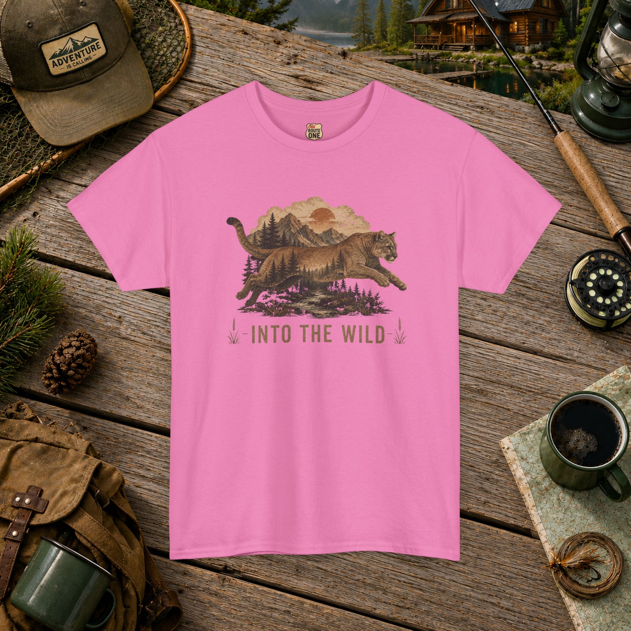 Into The Wild Mountain Lion T-Shirt