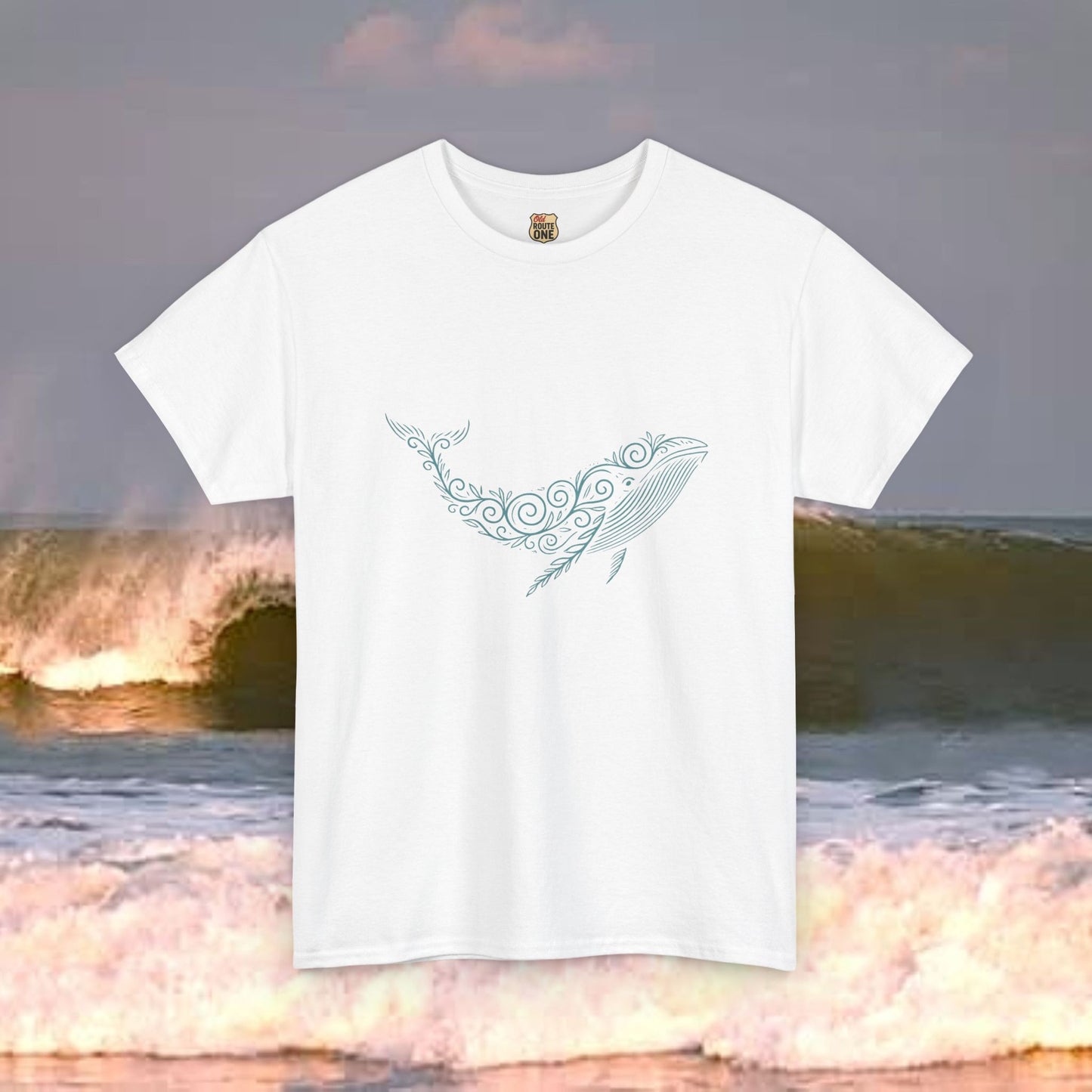 Whale Ocean Art T-shirt