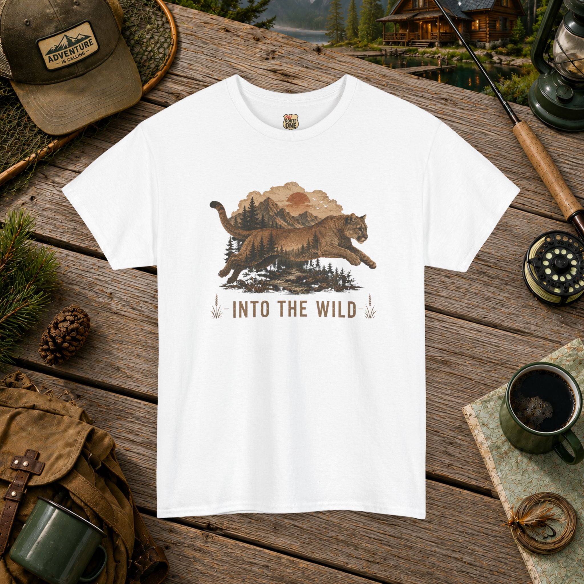 Into The Wild Mountain Lion T-Shirt