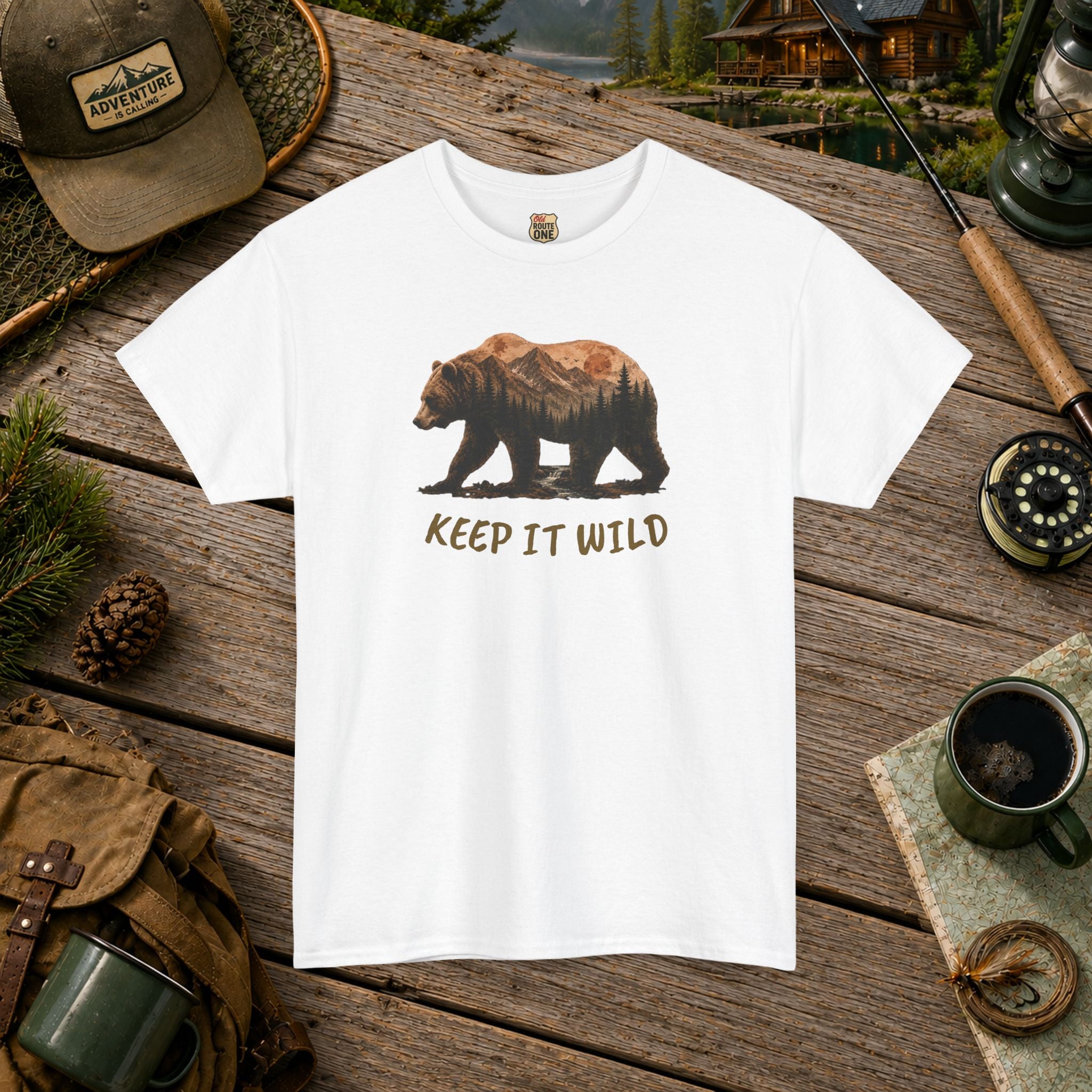Keep It Wild Mountain Bear T-shirt