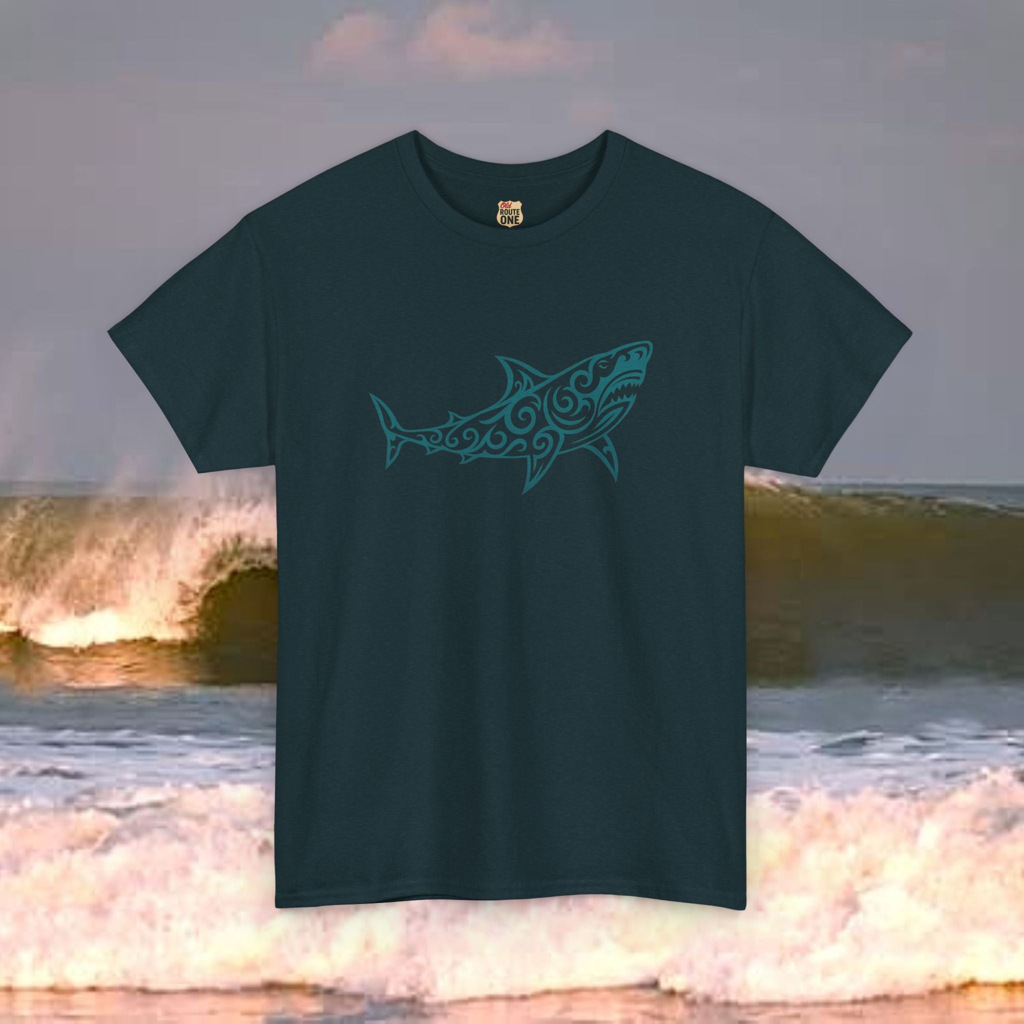 Tropical Island Shark Tee