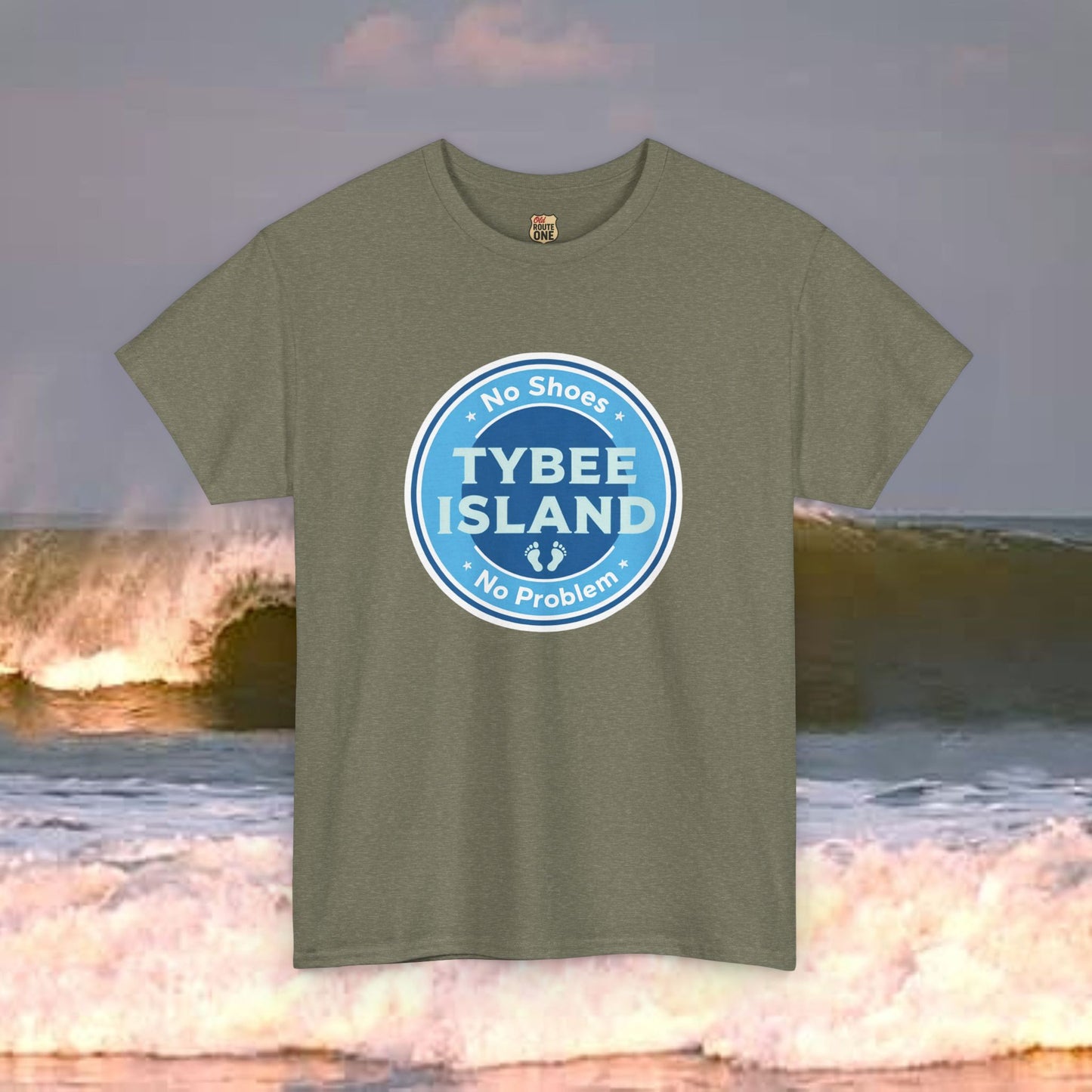 Tybee Island No Shoes No Problem , Everyday Tees, Gift for Him/Her, Comfortable Fashion, Eco-Friendly