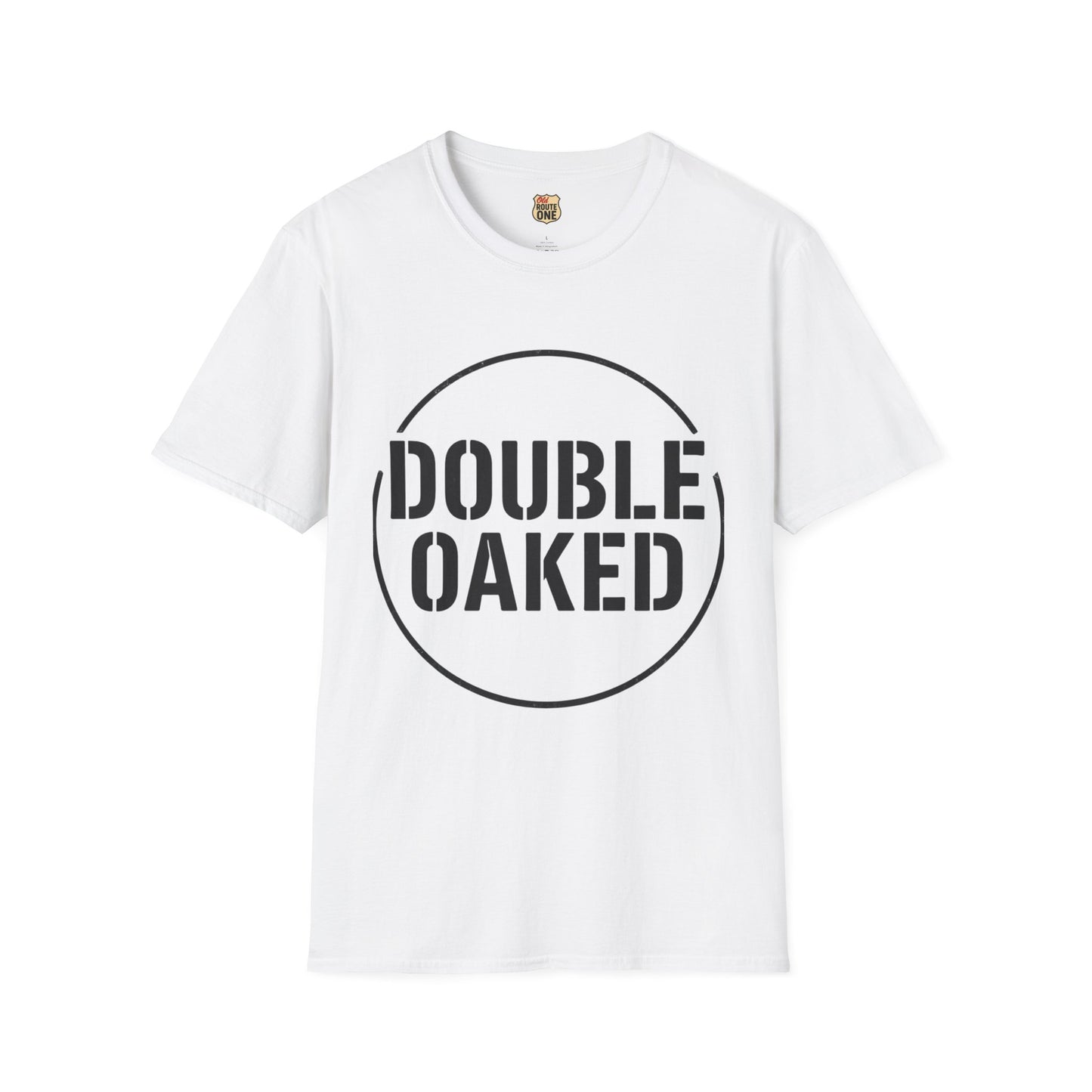 DOUBLE OAKED, Bourbon, Graphic T-shirt, Tee, Casual Gift, Unisex Apparel