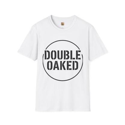 DOUBLE OAKED, Bourbon, Graphic T-shirt, Tee, Casual Gift, Unisex Apparel