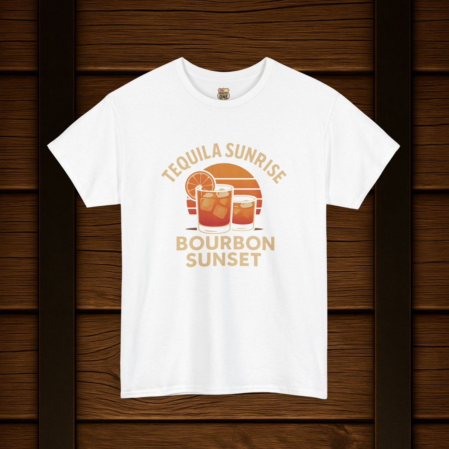 Tequila Sunrise Bourbon Sunset T-shirt