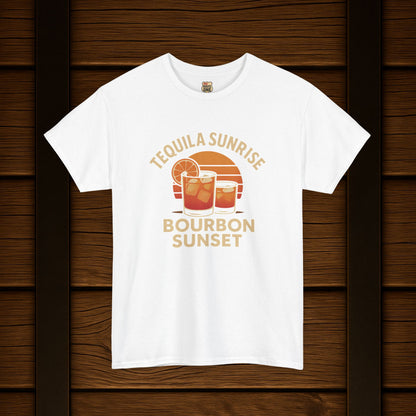 Tequila Sunrise Bourbon Sunset T-shirt