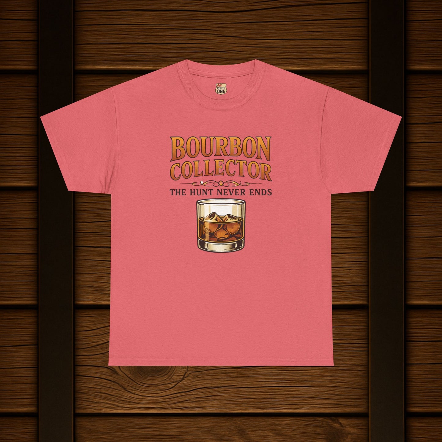 Bourbon Collector The Hunt graphic t-shirt
