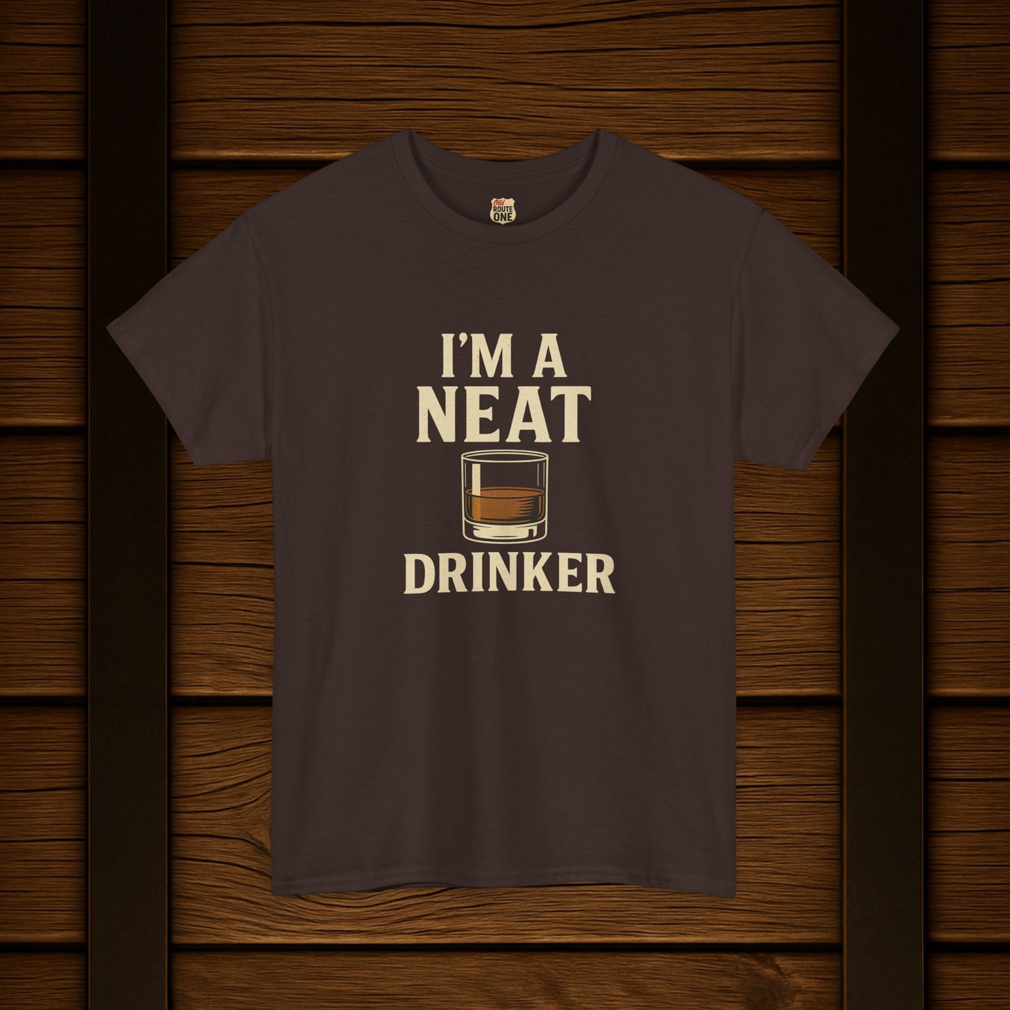 NEW Neat Drinker Bourbon T-shirt