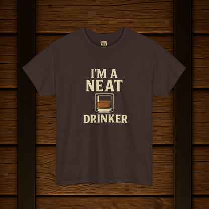 NEW Neat Drinker Bourbon T-shirt