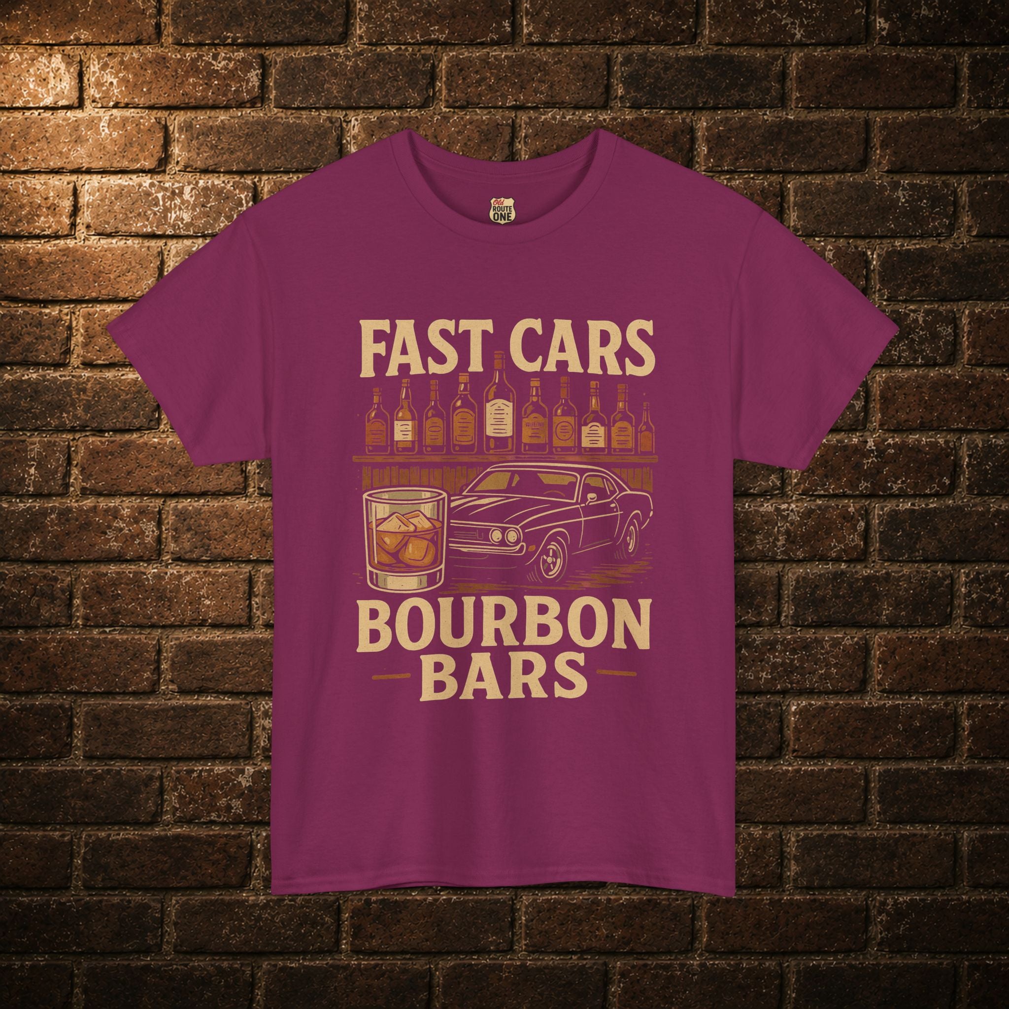Fast Cars Bourbon Bars T-Shirt
