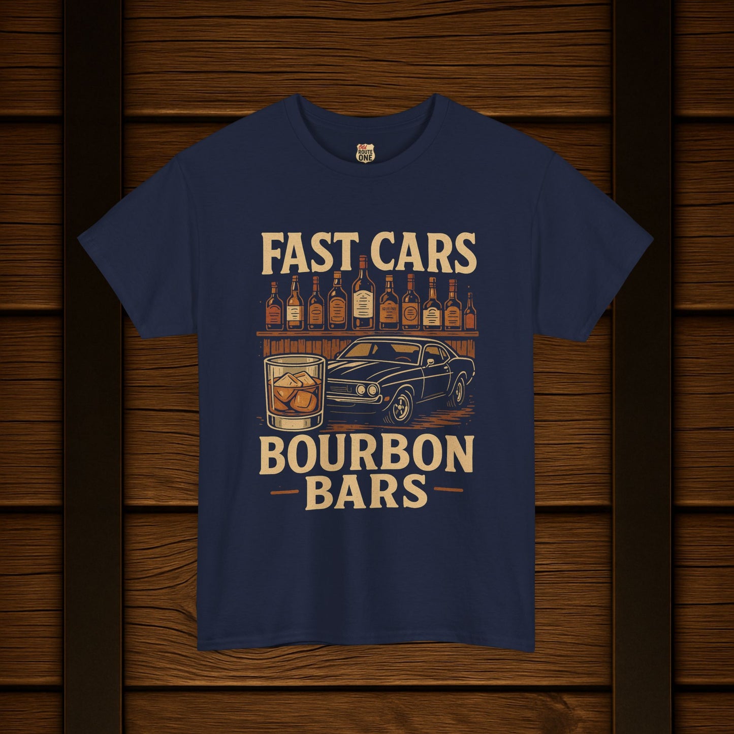 Fast Cars Bourbon Bars T-Shirt
