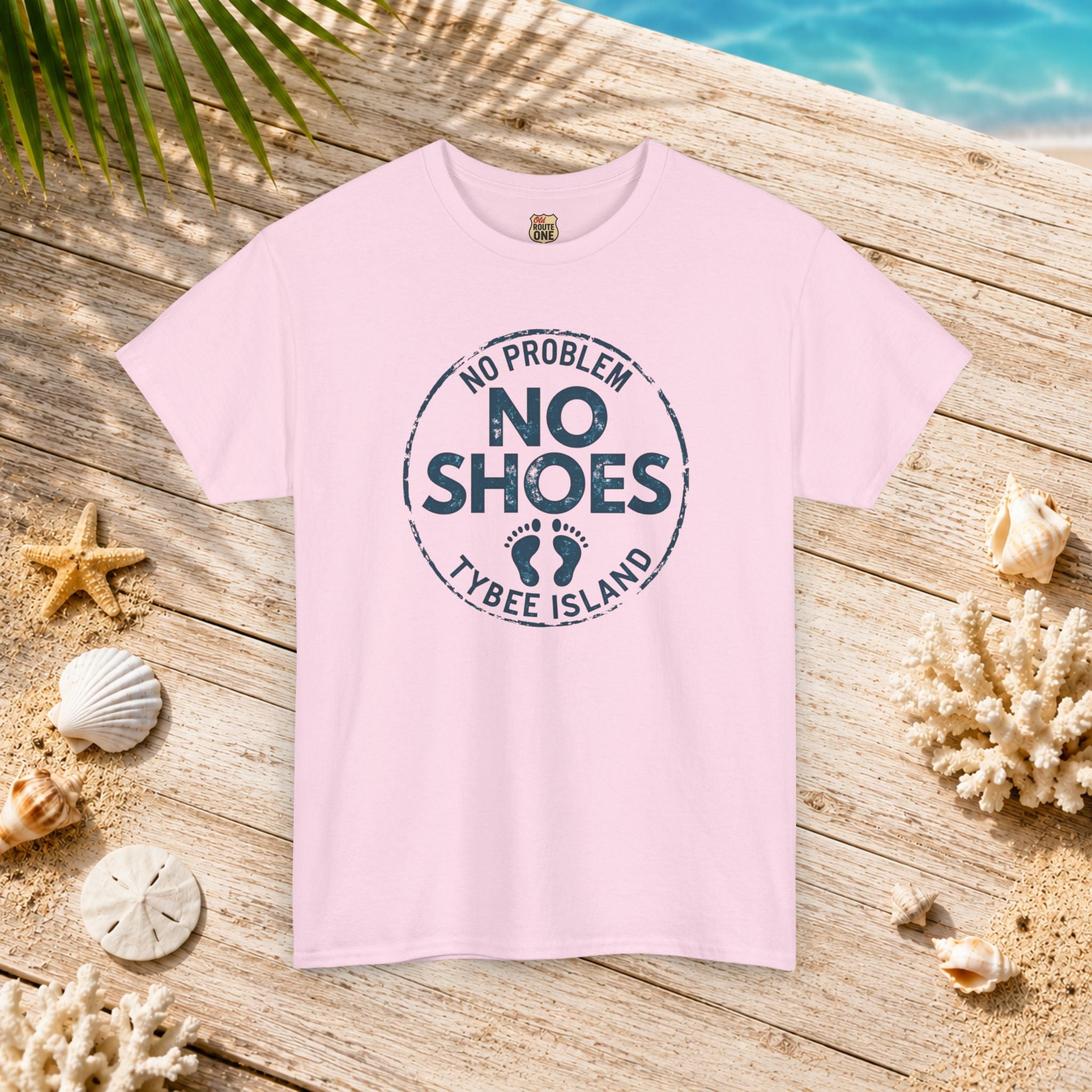 Tybee Island No Shoes No Problem, Everyday Tees