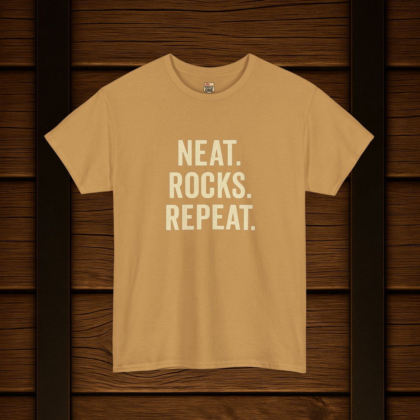 Neat. Rocks. Repeat. T-shirt