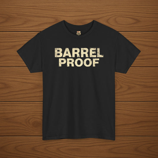 Barrel Proof Shirt For Dad Gift Idea For Bourbon Themed Clothing For Men Casual Wear To Distillery Fashion Apparel Gift Idea For Whiskey